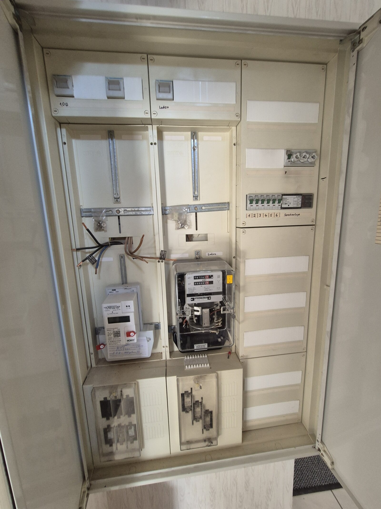 Bild 11 zeigt den Zählerschrank